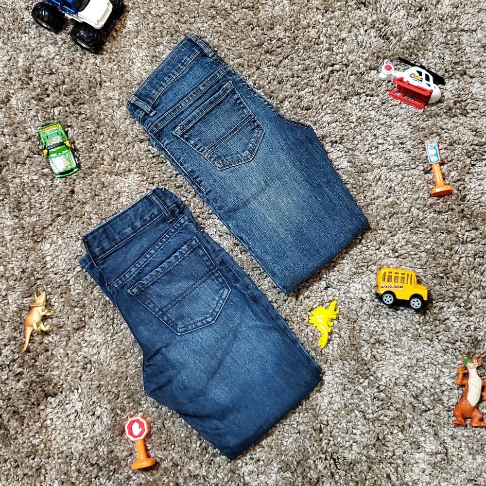 Boys Basic Straight Jeans 2Pcs